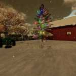 christmas tree with snowman v1.0 fs22 1