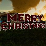 christmas yard sign for decoration v1.0 fs22 2