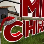 christmas yard sign for decoration v1.0 fs22 4