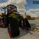 claas xerion 4500 5000 trac ts pendelachse precision farming v1.2 fs22 5