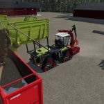 claas xerion wood crusher v1.0 fs22 2