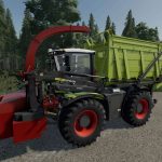 claas xerion wood crusher v1.0 fs22 4