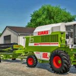 claastx header 6m for claas mega v1.0 fs22 3