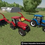 cnh pull type forage harvester v1.0 fs22 2