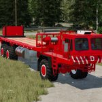 commander bed truck and support skid v1.0 fs22 2