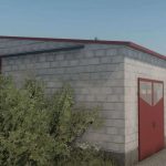 concrete block garage v1.0 fs22 2