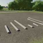 concrete curbs pack v1.0 fs22 1