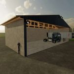 concrete farm shed v1.0 fs22 3