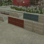 concrete fence with gates v1.1 fs22 4