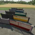 concrete fences v1.0 fs22 1