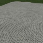 concrete paving texture prefab v1.0 fs22 2