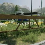 concrete pillar with timber poles v1.0 fs22 4