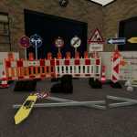 construction site signs pack v1.0 fs22 1