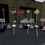 construction site signs pack v1.1 fs22 1