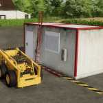 container with vehicle workshop v1.0 fs22 1