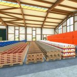 contractor garage as bale and pallet storage v1.0 fs22 5