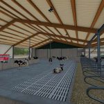 cow barn big with gea mixfeeder v1.0.0.1 fs22 1