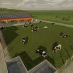 cow barn l shape v1.0 fs22 1