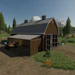 cow barn old v1.0 fs22 1