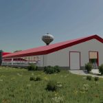 cow barn red white style v1.0 fs22 4