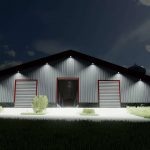 cow barn red white style v1.0 fs22 5