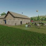 cow barn with garage v1.0.0.1 fs22 3