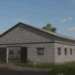 cow barn with shed v1.0 fs22 1