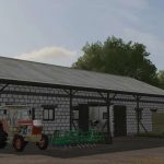 cow barn with shed v1.0 fs22 2