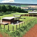 cow pasture with milking barn v1.1 fs22 2