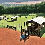 cow pasture with milking barn v1.1 fs22 3