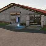 cow shed 42x22m v1.0 fs22 1