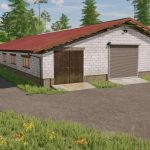 cow shed 42x22m v1.0 fs22 2