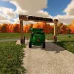 crooked creek log entrance v1.0 fs22 1