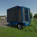 crooks single axle silage trailer v1.2 fs22 1