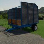 crooks single axle silage trailer v1.2 fs22 2