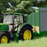 crooks single axle silage trailer v1.3 fs22 1