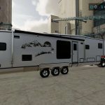 custom 5th wheel camper v1.0 fs22 5