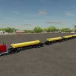 demco side dump road train edition v1.0 fs22 1