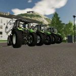 deutz fahr 128 150.6 white roof v1.0 fs22 3