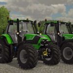 deutz fahr agrotron old v1.0 fs22 2