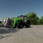 deutz fahr front loader v1.0 fs22 2