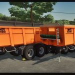 dezeure 2 a 3 axle trailer pack v1.0 fs22 2