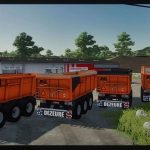 dezeure 2 a 3 axle trailer pack v1.0 fs22 4