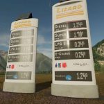 digital gasstation displays lizard v1.0 fs22 2