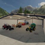 easysteelsheds set v1.0 fs22 2