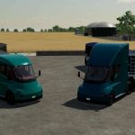 edm fs22 tesla semi truck v1.1 fs22 3