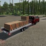 eu platform trailer 5x2m v1.0 fs22 2