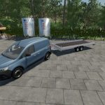 eu platform trailer 5x2m v1.0 fs22 3