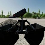 excavator clamshell bucket v1.0 fs22 2