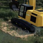 excavator mat v1.0 fs22 4